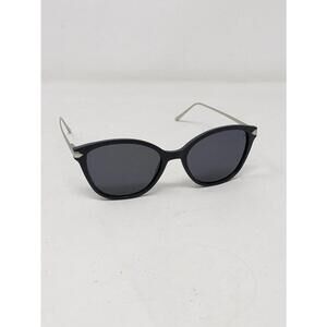 KARÜN By Shailene Woodley Matt Black Silver Polarized Sunglasses 53-18-145